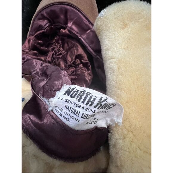 Vintage  North King sheep  Fur Trapper Hat L - Picture 6 of 6